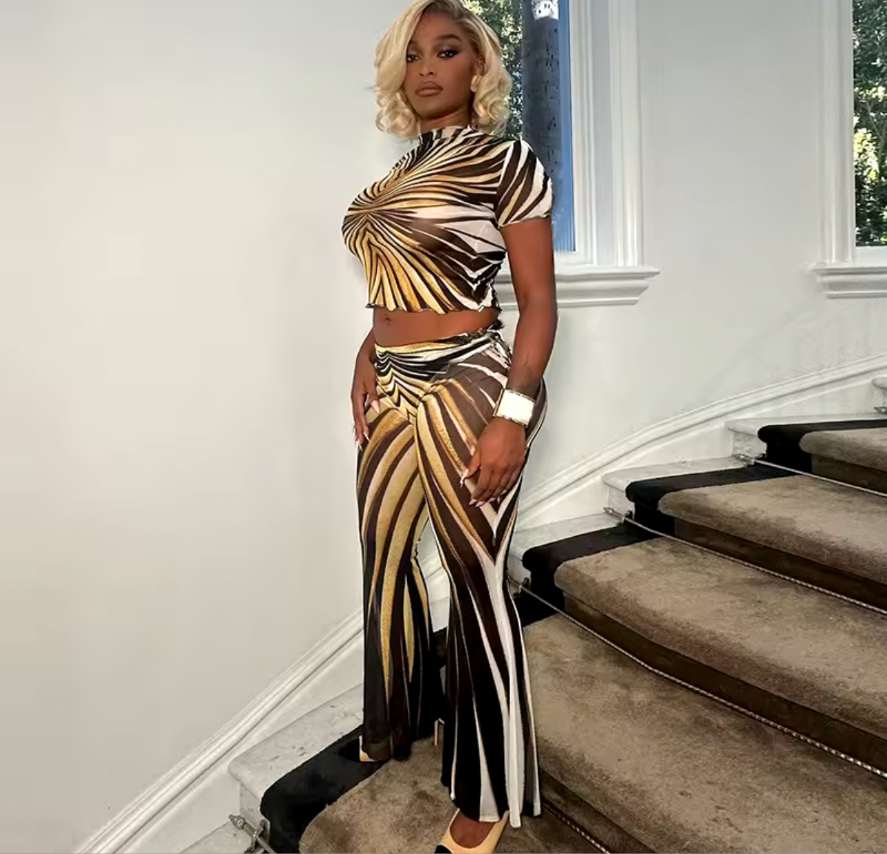 Gaze At Me Two Piece Set