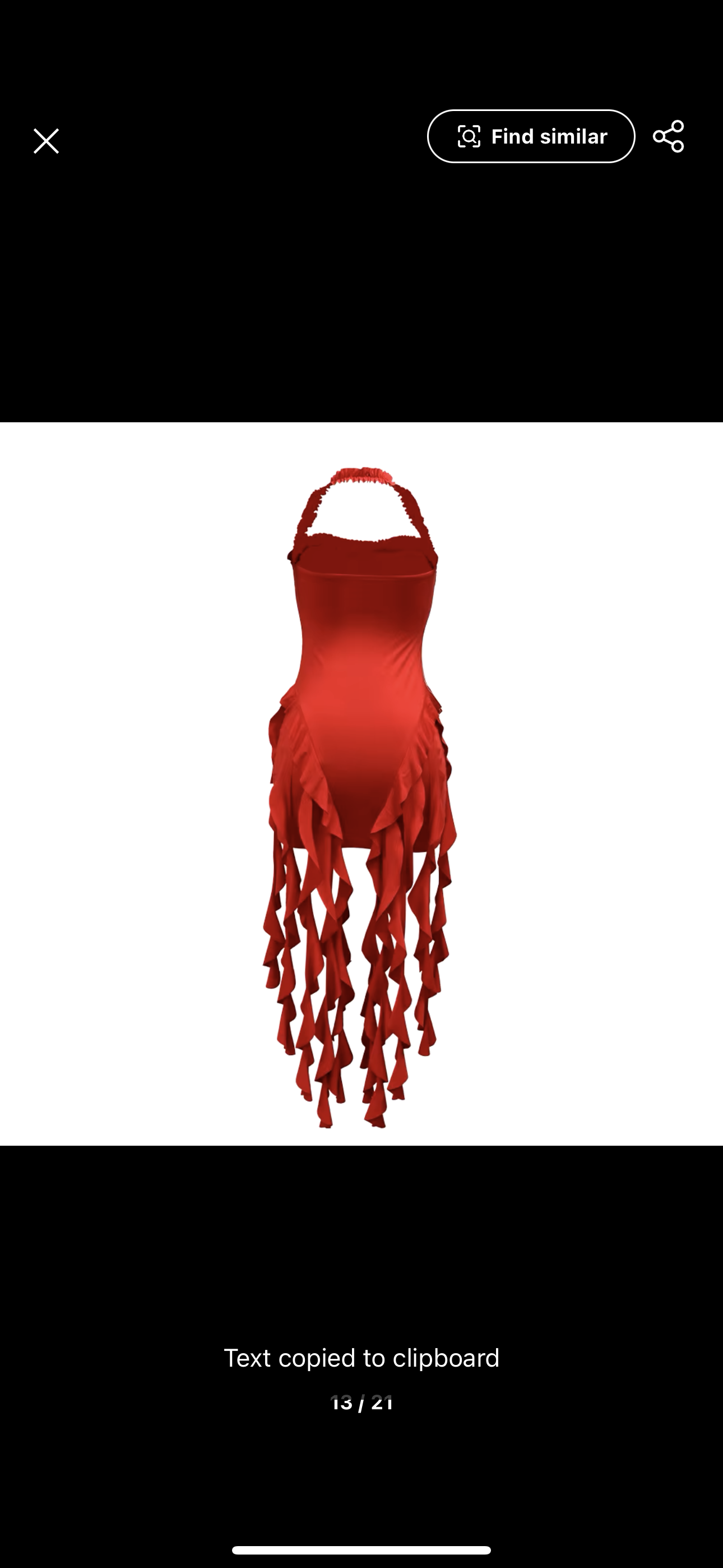 Red Velvet Mini Dress