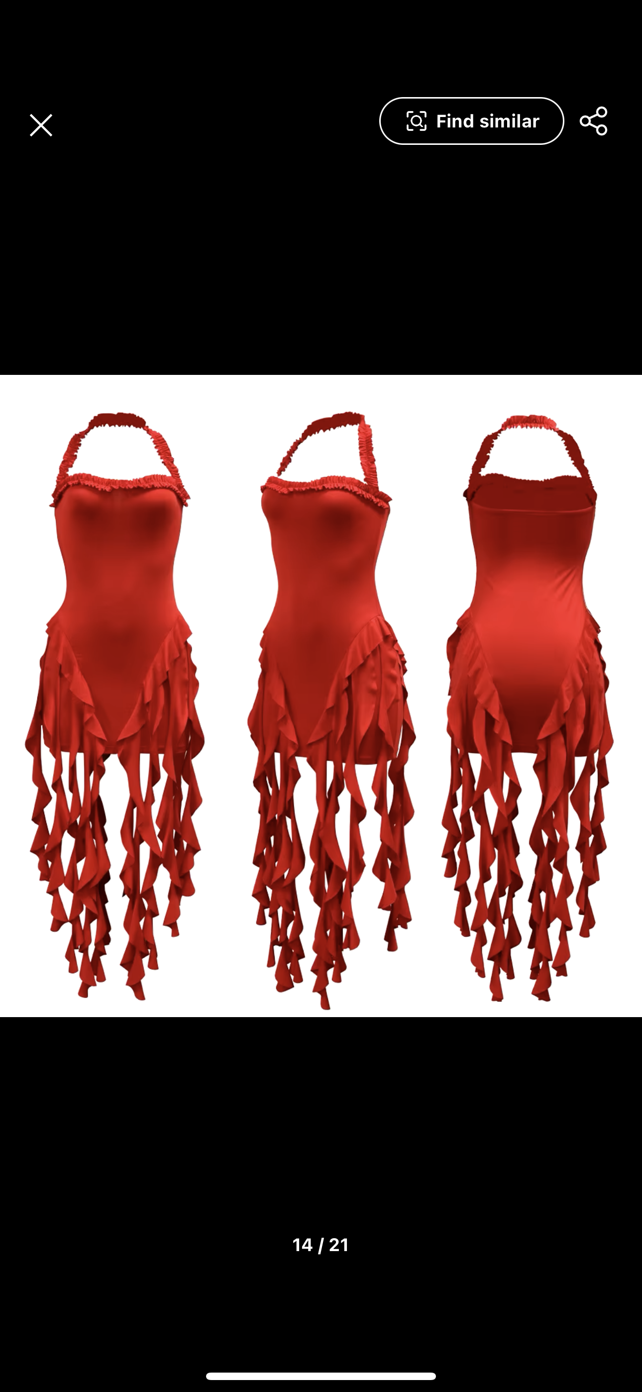 Red Velvet Mini Dress