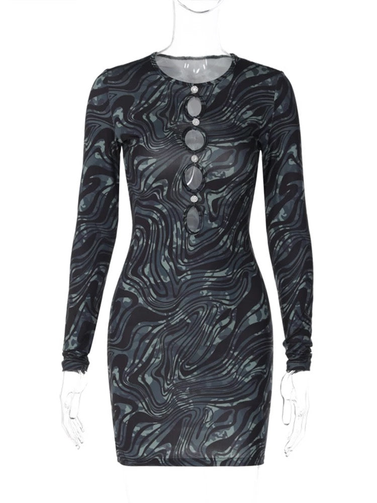 Sexy Abstract Dress