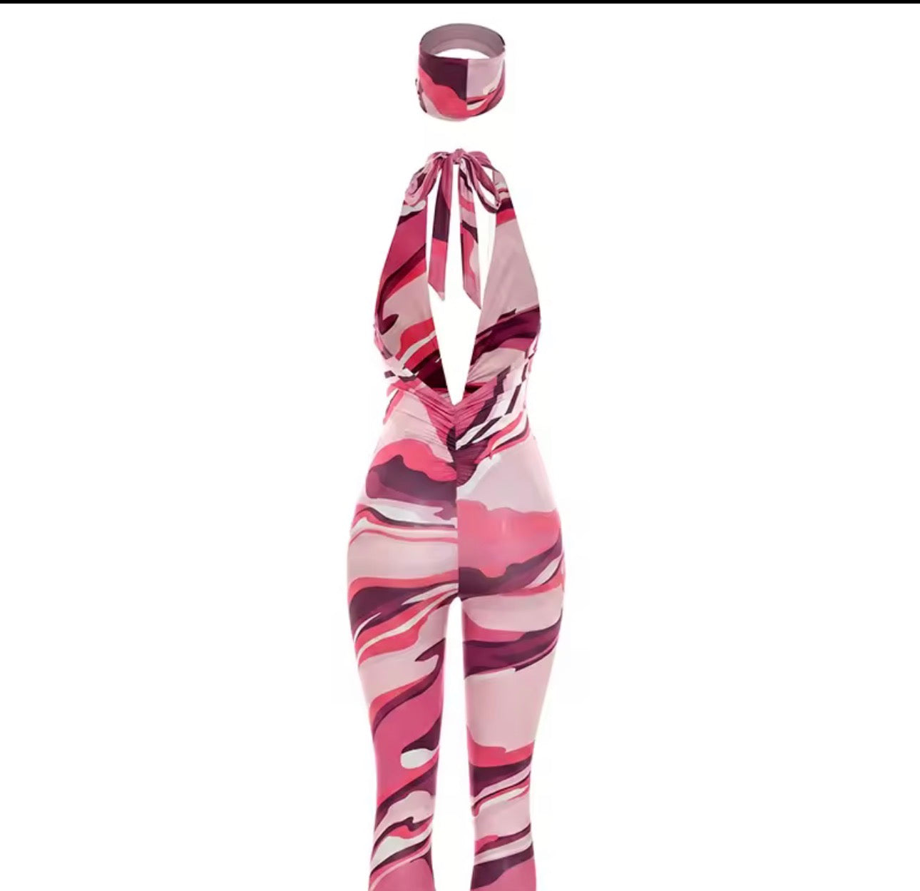 Pink Pop jumpsuit set