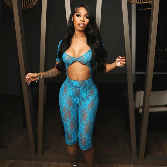 Beyond Sexy Lace Romper