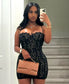 Late night lace Mini Dress
