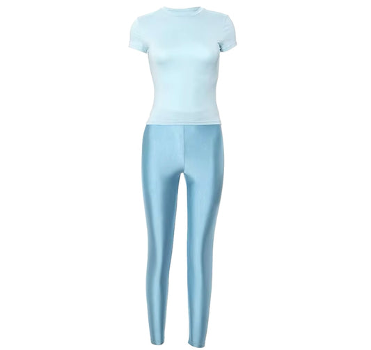 Gotta Jet  Short Sleeve Two Piece Set