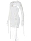 Tie Me Up Dress White
