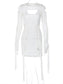 Tie Me Up Dress White