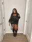 Tie Me Up Dress Black