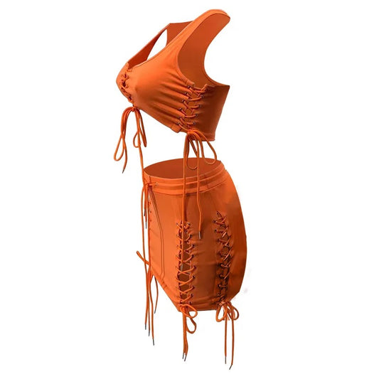 Let’s Lace Two Piece Set