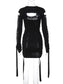 Tie Me Up Dress Black