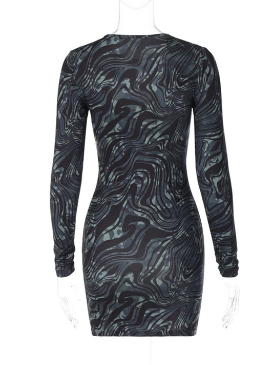 Sexy Abstract Dress