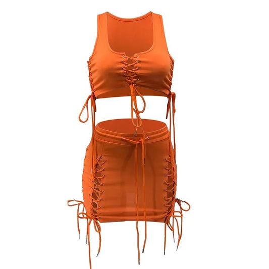 Let’s Lace Two Piece Set